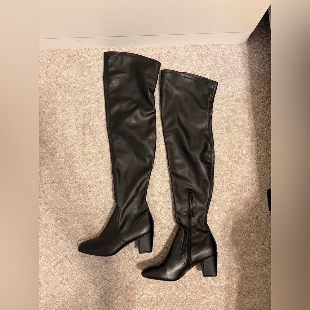 Rebecca Minkoff Black Knee High Boots. Size 7.